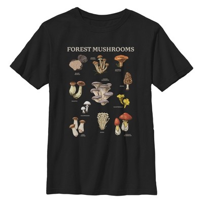 Boy's Lost Gods Forest Mushrooms T-Shirt