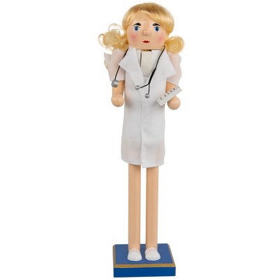 Northlight 15" Nurse Christmas Nutcracker with Stethoscope