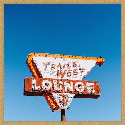Amanti Art Trails West Lounge by Bethany Young Canvas Wall Art Print Framed