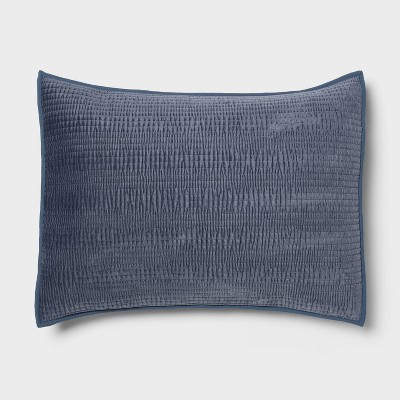 Ruched Velvet Quilt Sham - Threshold™