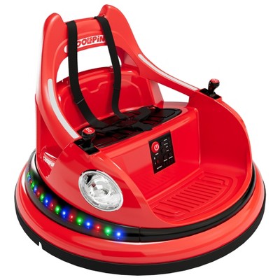 Ride on Bumper Car for Toddlers, 12V Battery Car for Kids W/Parent Remote