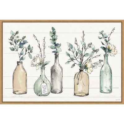 Amanti Art Modern Farmhouse I by Anne Tavoletti Canvas Wall Art Print Framed 33 x 23-in.