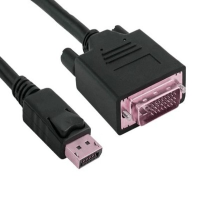 SANOXY 10ft Gold Plated Premium DisplayPort to DVI Male to Male Cable 28AWG
