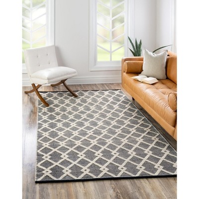 Jill Zarin Dorset Dorset Geometric Indoor Flatweave Hand Knotted Area Rug