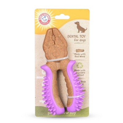 Arm & Hammer Wood Mix Pliers Dog Toy - 7"