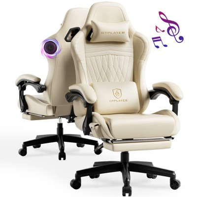 GTPLAYER ACE-Pro Gaming Chair with Speakers, Video Game Chair with Footrest
