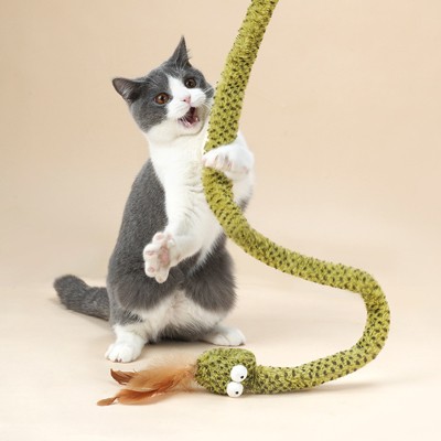 zeze Lovely & Delicate Forest Snake Tease Wand Cat Toy