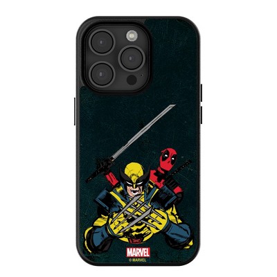 Keyscaper Marvel Deadpool Badge MagSafe Compatible Cell Phone Case for Apple iPhone