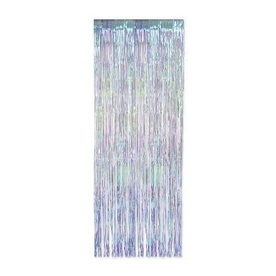 Beistle 1-Ply Decorative Curtain for Parties and Celebrations, 8' x 3'