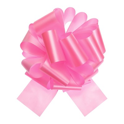 Unique Bargains Bright Large Pull Bow Metallic Gift Wrap Bows for Wedding