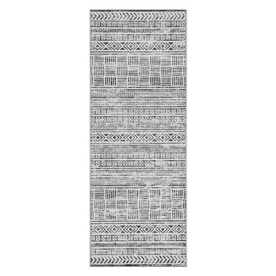 Textured Design Boho Living Room Low-Pile Area Rug Non Slip Soft Print Bedroom Rug Stain Resistant Playroom Carpet Office