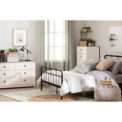 South Shore Plenny 6 Drawer Double Dresser: Sturdy Metal Slides, Laminated Particle Board, Nautical Style