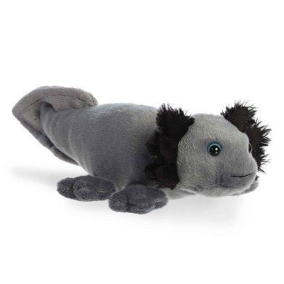 Aurora Medium Xochitl Black Axolotl Mini Flopsie Adorable Stuffed Animal Black 10"