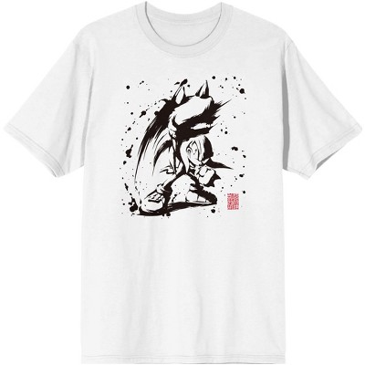 Sonic the Hedgehog Character Men's White Graphic Tee