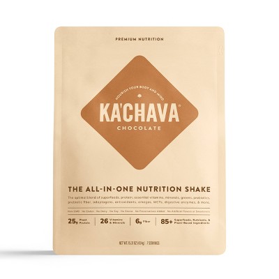 Ka'Chava All-In-One Plant Based Nutrition Shake Powder - Chocolate - 15.31oz