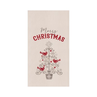 C&F Home Merry Christmas Tree Flour Sack Kitchen Towel