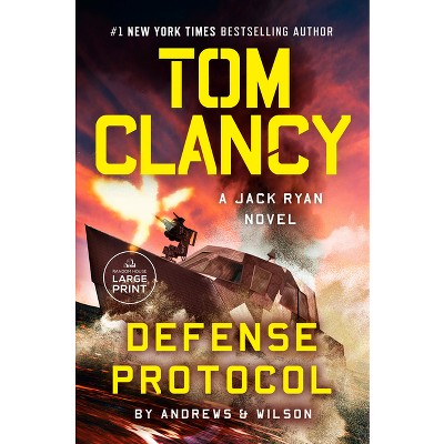 Tom Clancy Defense Protocol - (Jack Ryan Novels) Large Print by  Brian Andrews & Jeffrey Wilson (Paperback)