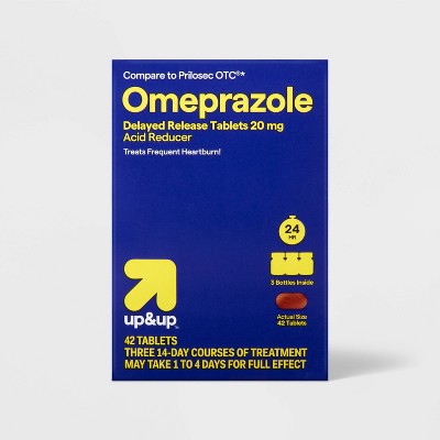 Omeprazole Delayed-Release Acid Reducer - 20mg Tablets - up&up™