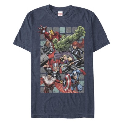 Men's Marvel Assemble Heroes T-Shirt