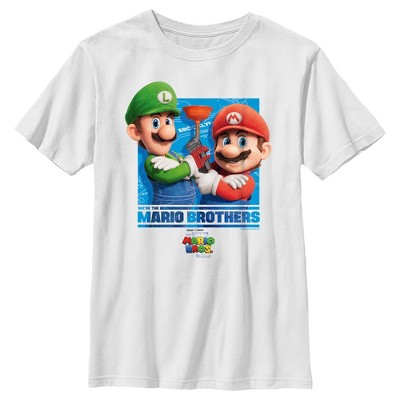 Boy's The Super Mario Bros. Movie We're the Mario Brothers T-Shirt