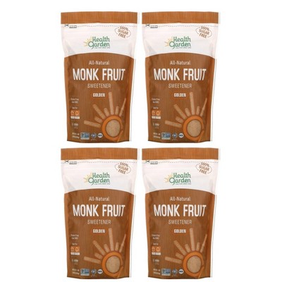Health Garden Monk Fruit Golden Sweetener 1 lb -4pack