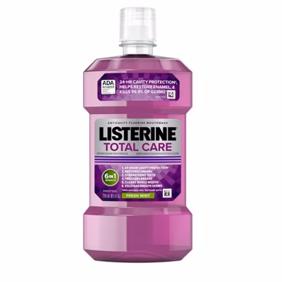 Listerine Total Care Anticavity Mouthwash - Fresh Mint - 250 mL