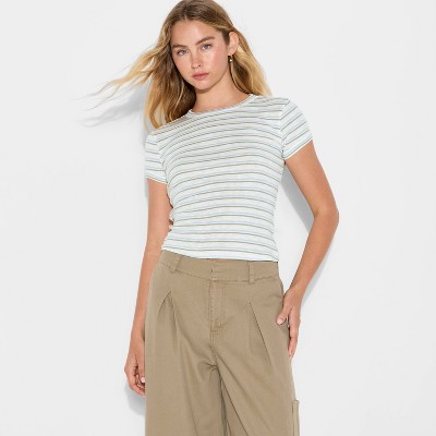 Women's Short Sleeve Roundneck T-Shirt - Wild Fable™