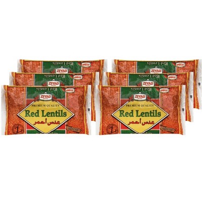 Ziyad Red Lentils - Case of 6/16 oz