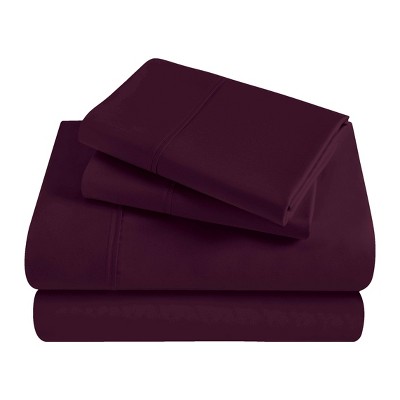 Egyptian Cotton 300 Thread Count Solid Deep Pocket Sheet Set by Blue Nile Mills