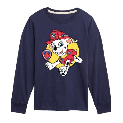 Boys' - Paw Patrol - Marshall Sketch Long Sleeve Graphic T-Shirt