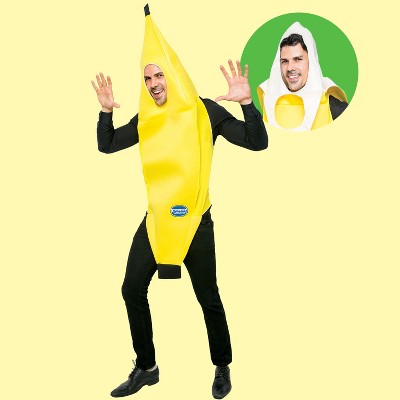 Joyfy Adult Men's Halloween Costume Banana Costume for Halloween Dress Up Party