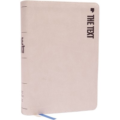 The Text Bible: Uncover the Message Between God, Humanity, and You (Net, Stone Leathersoft, Comfort Print) - by  Michael DiMarco & Hayley DiMarco