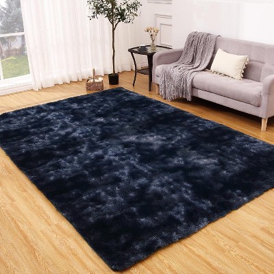 Plush Thick Shag Area Rug Large Soft Fluffy Faux Fur Carpet, Non-Slip Non-Shedding Fuzzy Rug for Living Room, Bedroom Nursery Decor