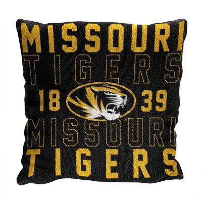 NCAA Missouri Tigers Stacked Woven Pillow