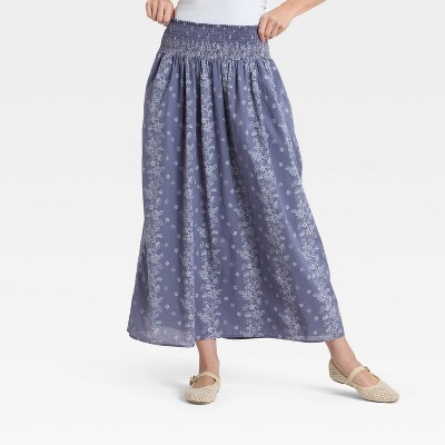 Women's Printed Maxi Skirt - Universal Thread™