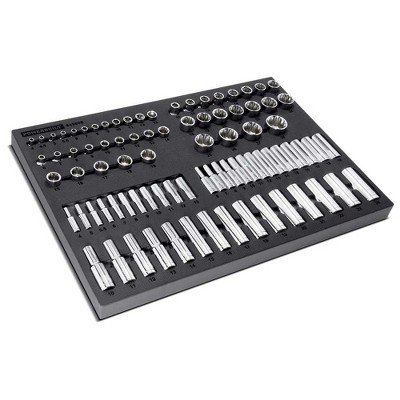 Powerbuilt 85 Piece Pro Tech Metric Socket Set