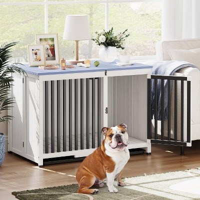 Dog Crate Furniture,39.5in Portable Foldable Dog Kennel,Large/Medium Dog Crate End Table