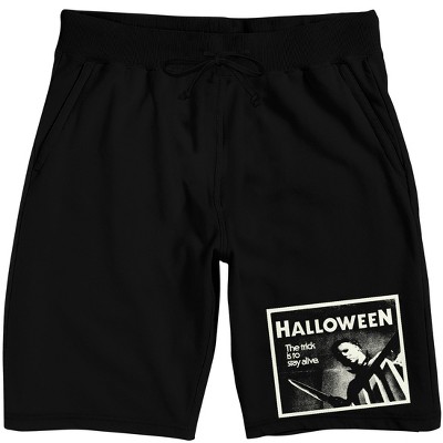 Halloween Michael Myers Men's Black Lounge Shorts