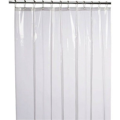Kate Aurora Hotel Heavy Duty 10 Gauge Vinyl Shower Curtain Liners