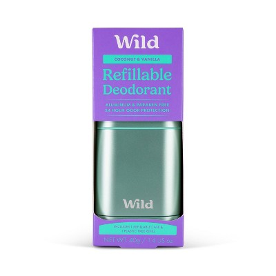 Wild Cosmetics Cream Deodorant - Coconut & Vanilla - Aluminum-Free