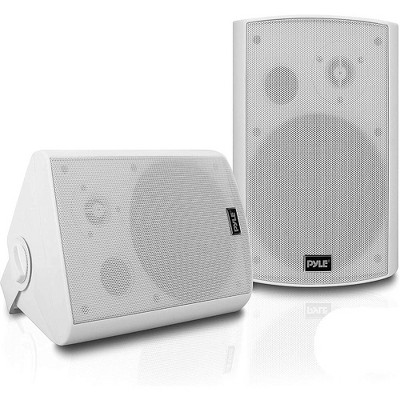 Pyle 6.5" Indoor/Outdoor Bluetooth Wall-Mount Speakers - Waterproof, 2-Way Full Range, 800W - White