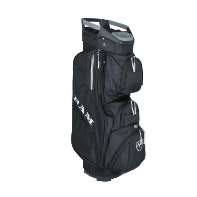 Ram Golf Deluxe Cart Bag with 14 Full Length Dividers and Putter Hole