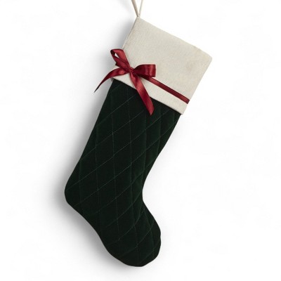 Personalization Mall Winter Classic Personalized Quilted Stocking w/Bow
