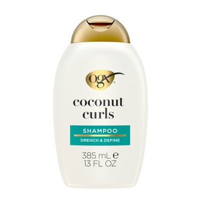 OGX Quenching+ Coconut Curls Shampoo Curly Hair Shampoo with Coconut Oil, Citrus Oil & Honey - 13 fl oz