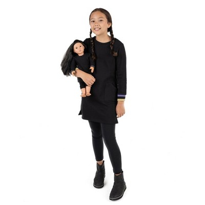 Leveret Girls and Doll Matching Sweatshirt Tunic Dress