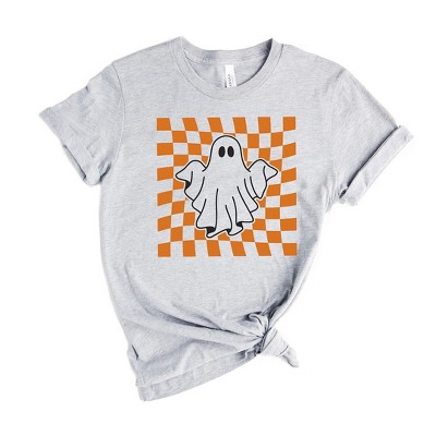 Simply Sage Market Women's Checkered Ghost Short Sleeve Graphic Tee