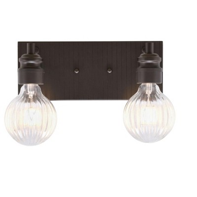 Toltec Lighting Edge 2 - Light Vanity in  Espresso