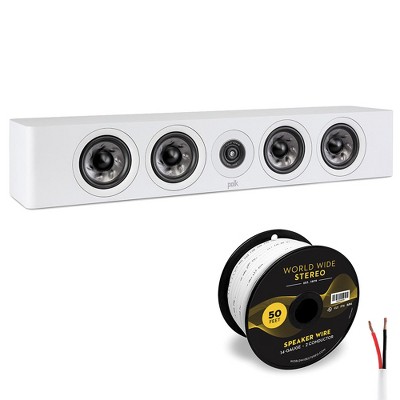 Polk Audio Reserve R350 Slim Center Channel Speaker with Speaker Wire