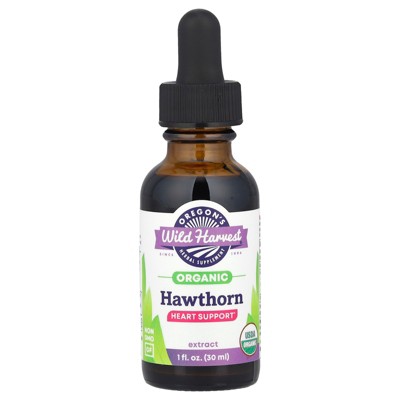 Oregon's Wild Harvest Organic Hawthorn Extract, 1 fl oz (30 ml)