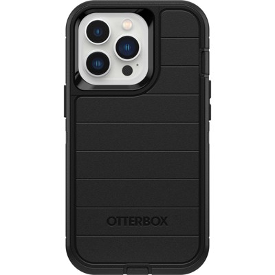 OtterBox iPhone 13 Pro Defender Series Pro Case - Black: Bump-Resistant, Solid Pattern